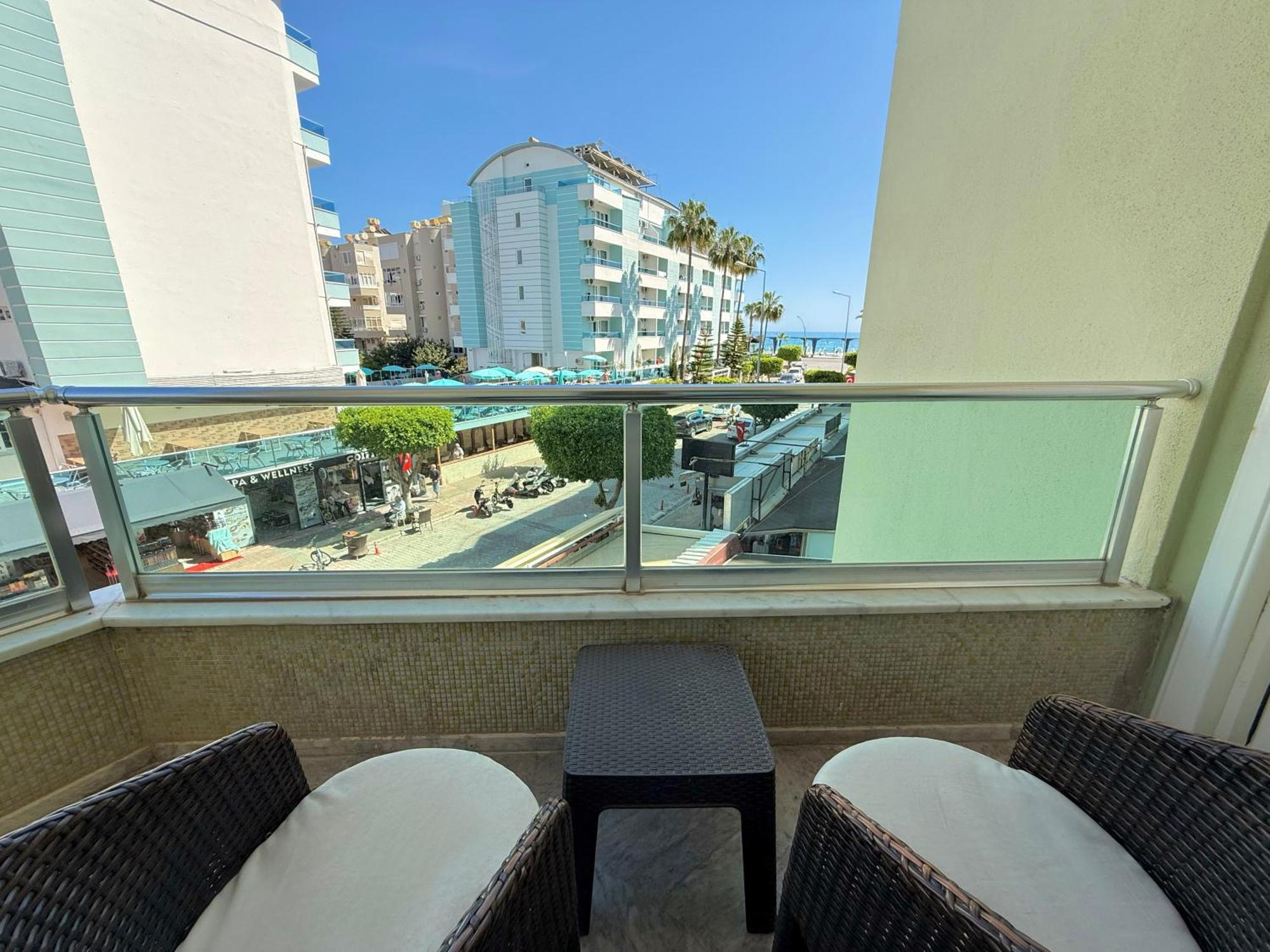 Sa Apartments! Beachfront Apartment With Sea View & Pool Alanya Exterior photo