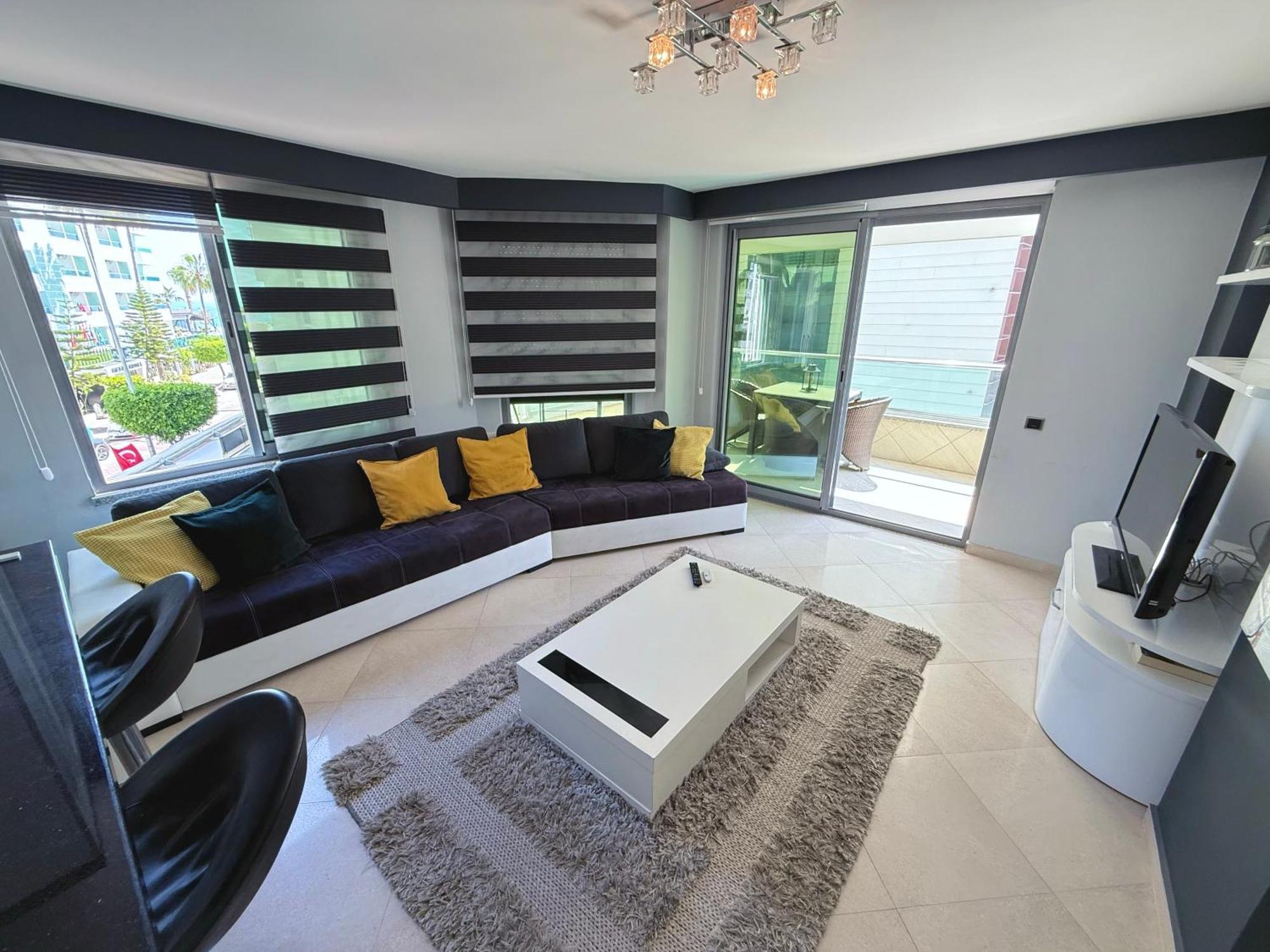 Sa Apartments! Beachfront Apartment With Sea View & Pool Alanya Room photo