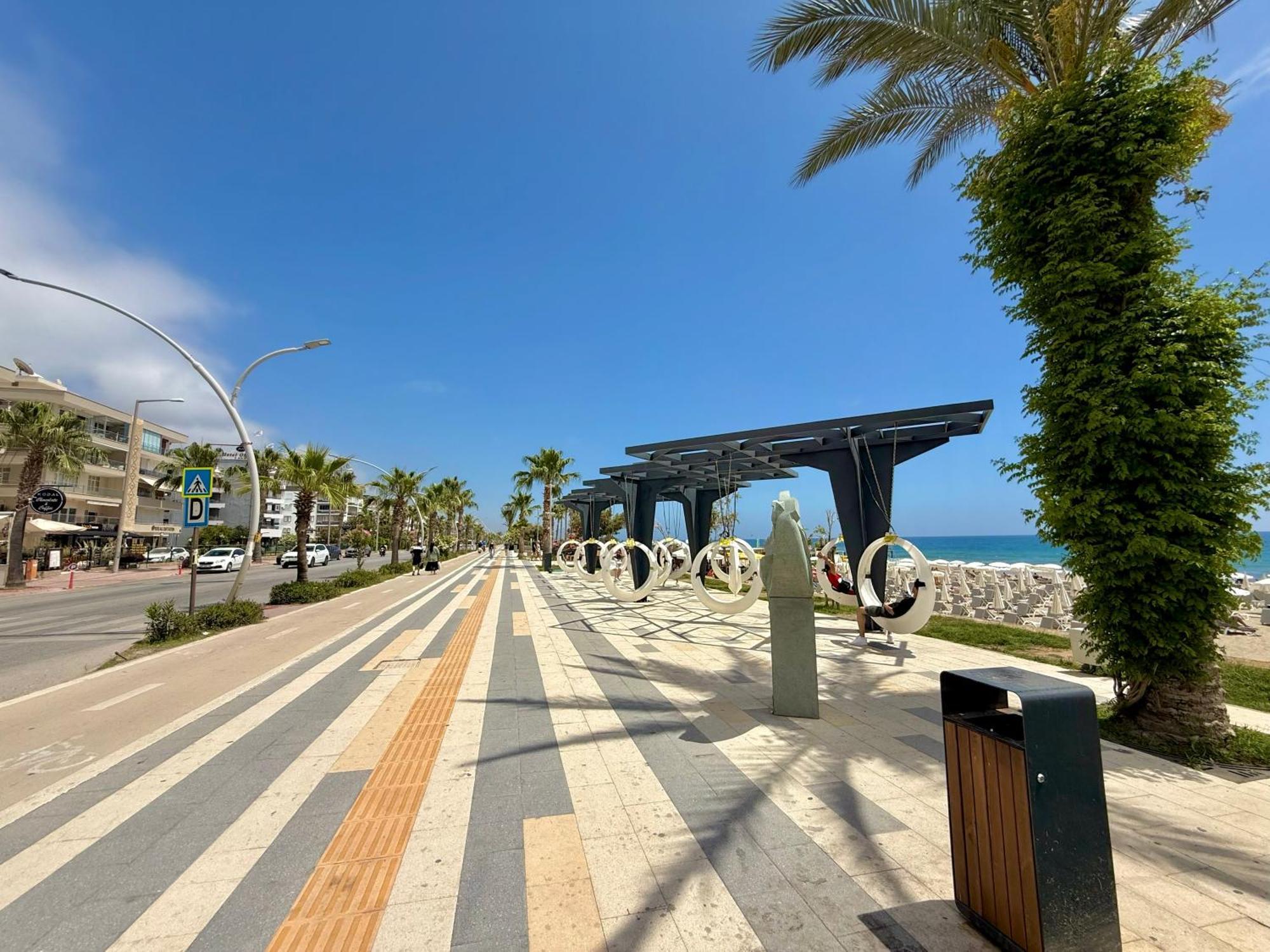 Sa Apartments! Beachfront Apartment With Sea View & Pool Alanya Exterior photo